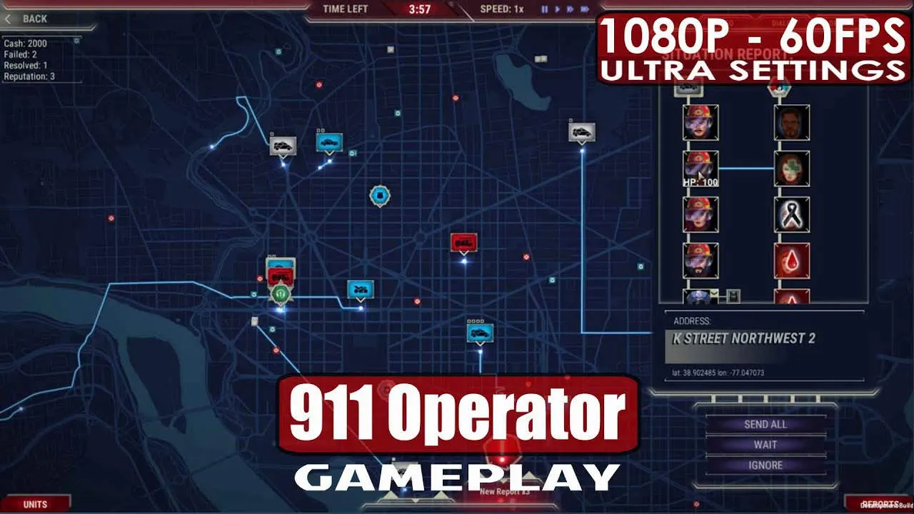 911 Operator Gameplay Screenshot