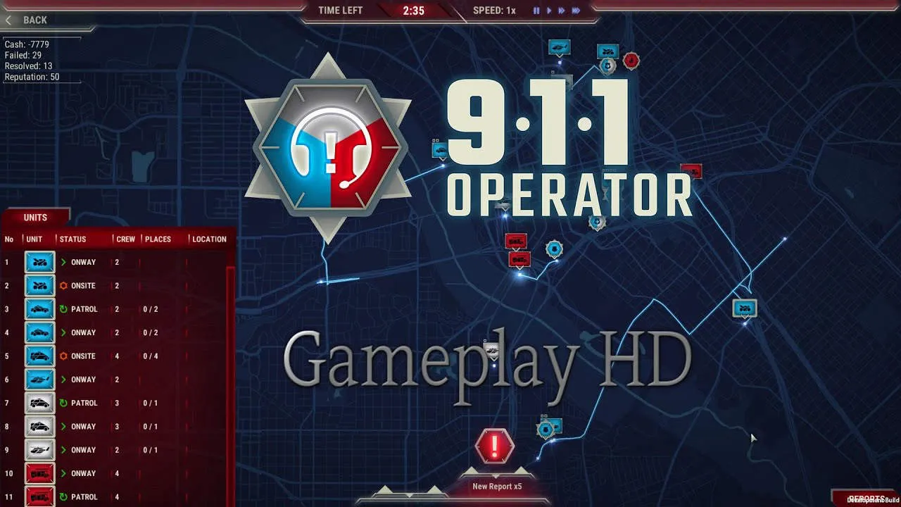 911 Operator Gameplay Screenshot