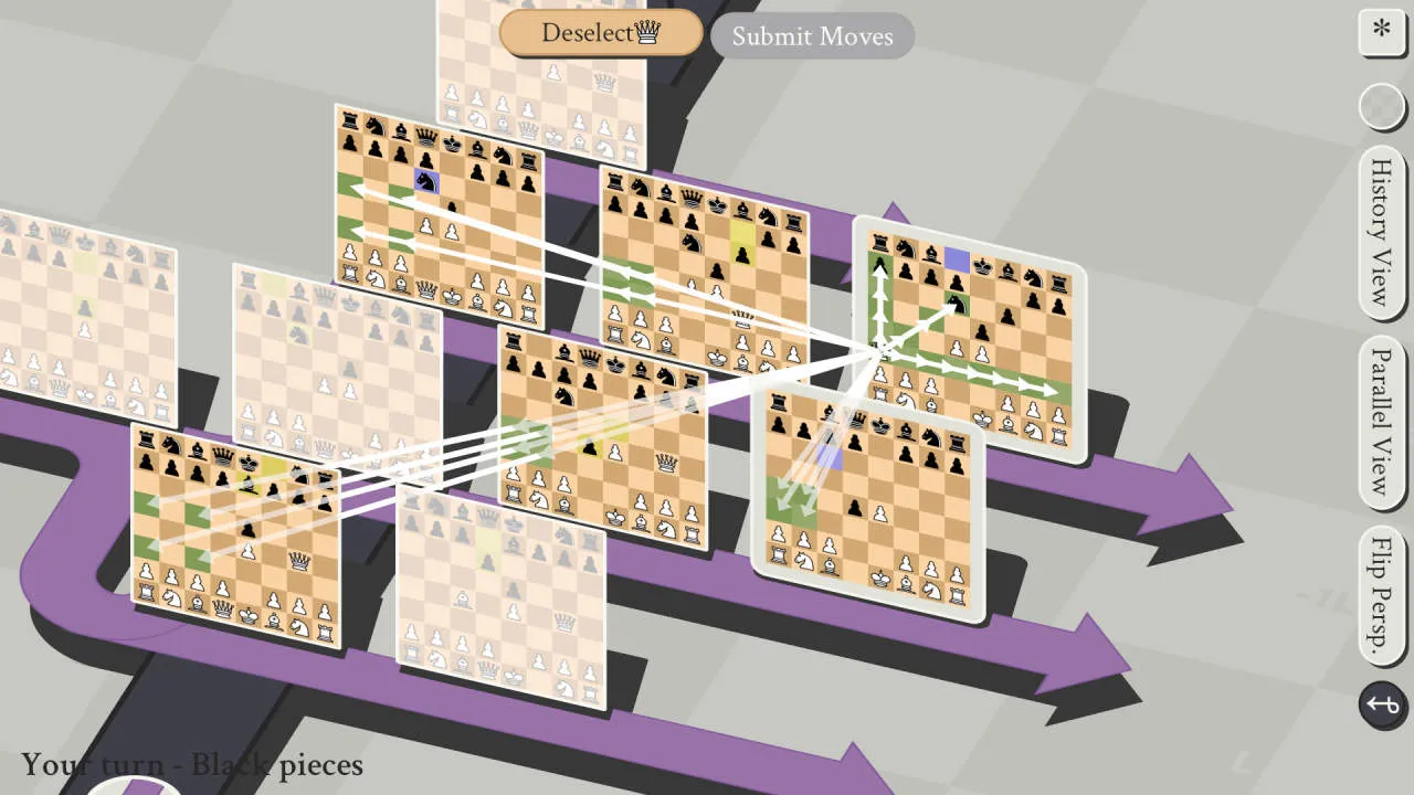 5D Chess With Multiverse Time Travel Gameplay Screenshot