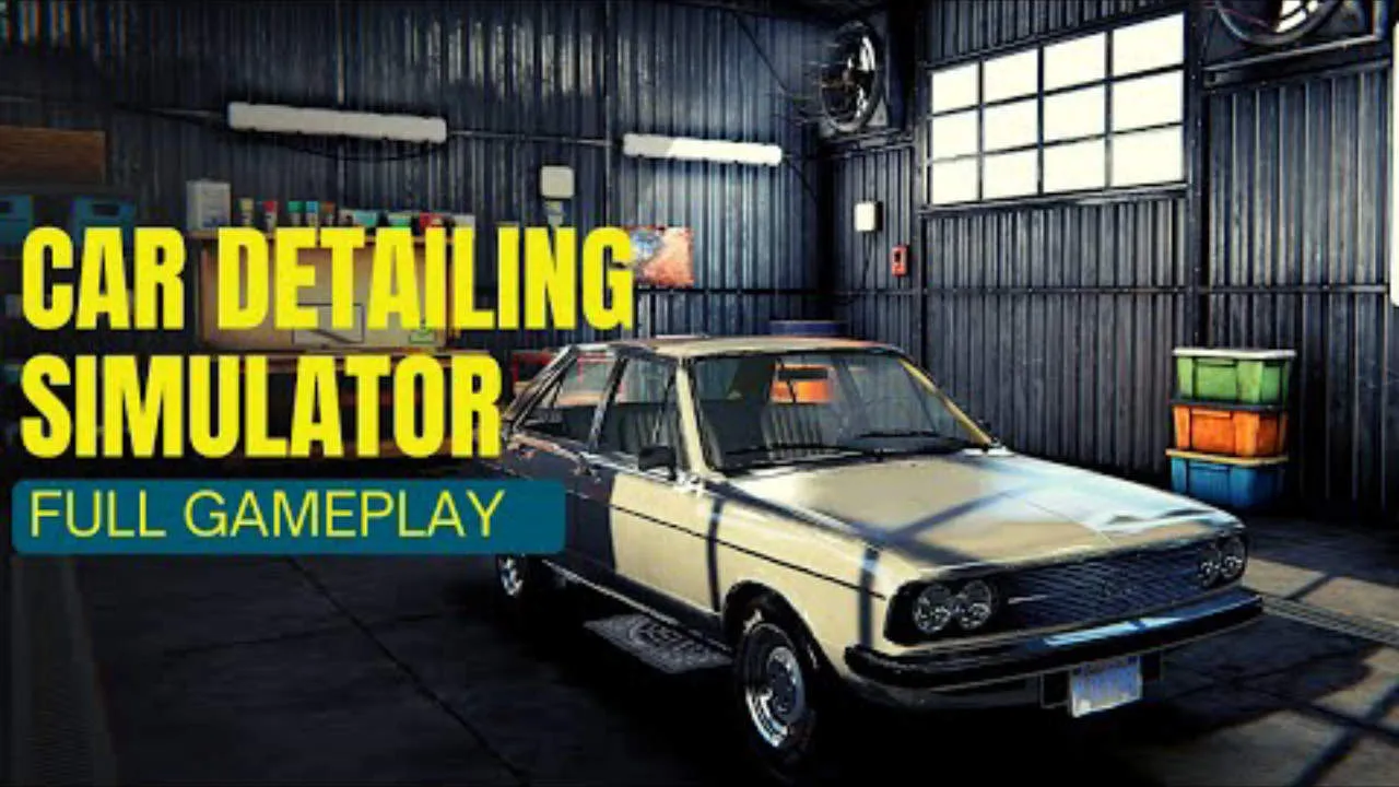 Car Detailing Simulator Gameplay Screenshot