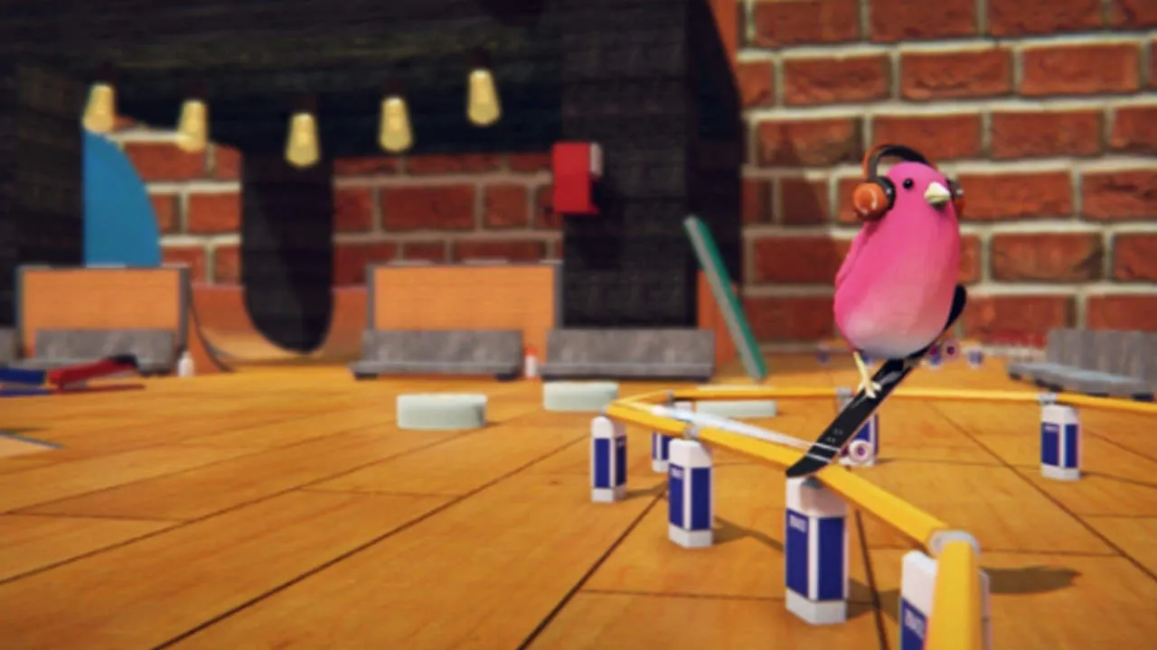 SkateBIRD Gameplay Screenshot