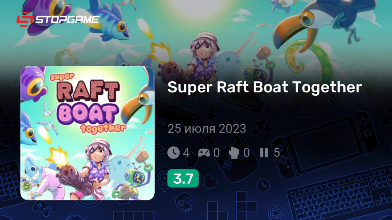 Super Raft Boat Together Gameplay Screenshot