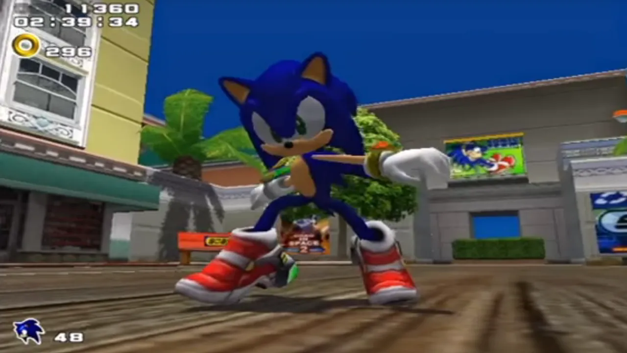 Sonic Adventure 2 Gameplay Screenshot