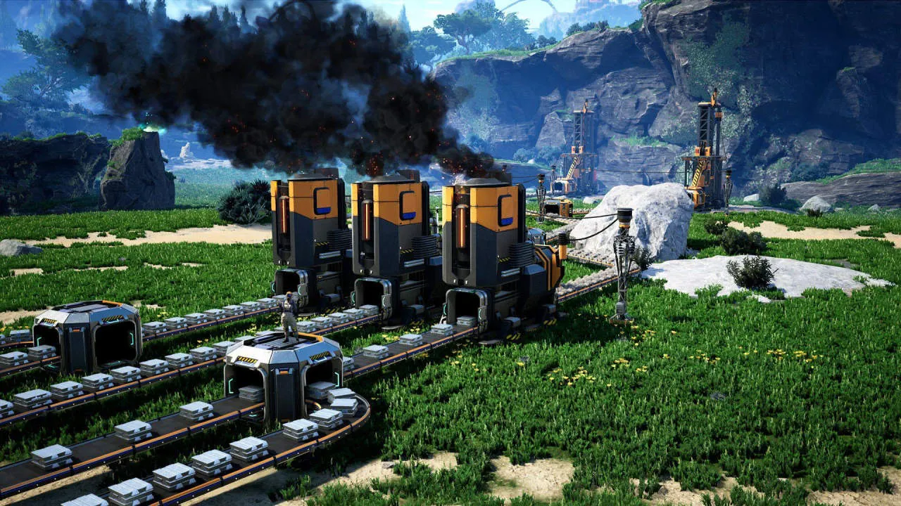 Satisfactory Gameplay Screenshot
