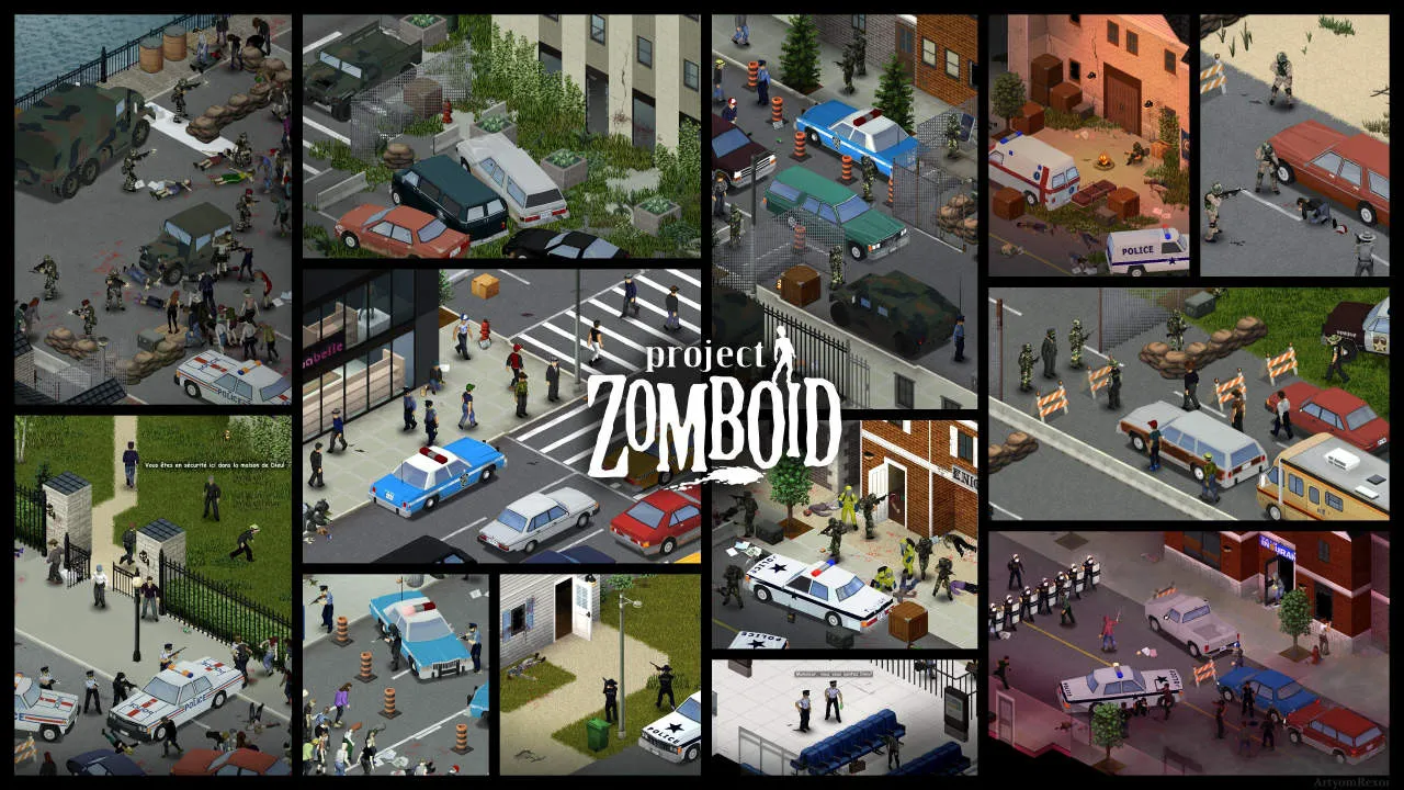 Project Zomboid Gameplay Screenshot