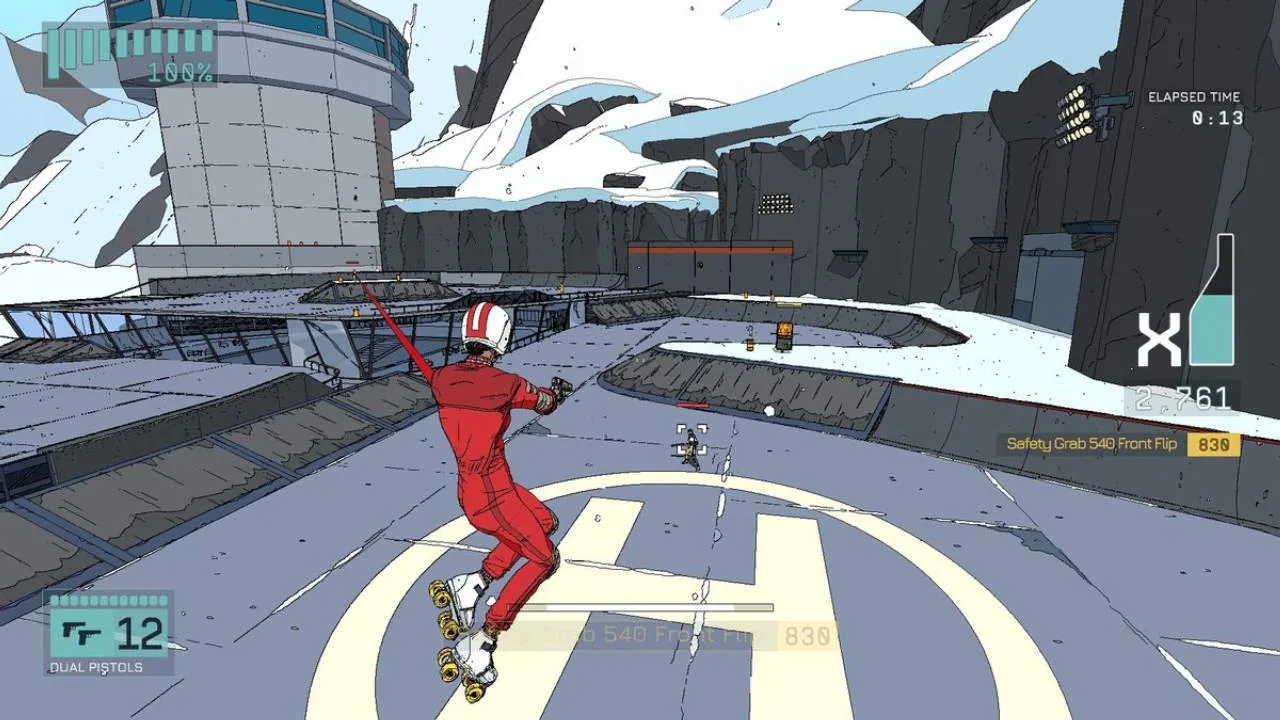 Rollerdrome Gameplay Screenshot