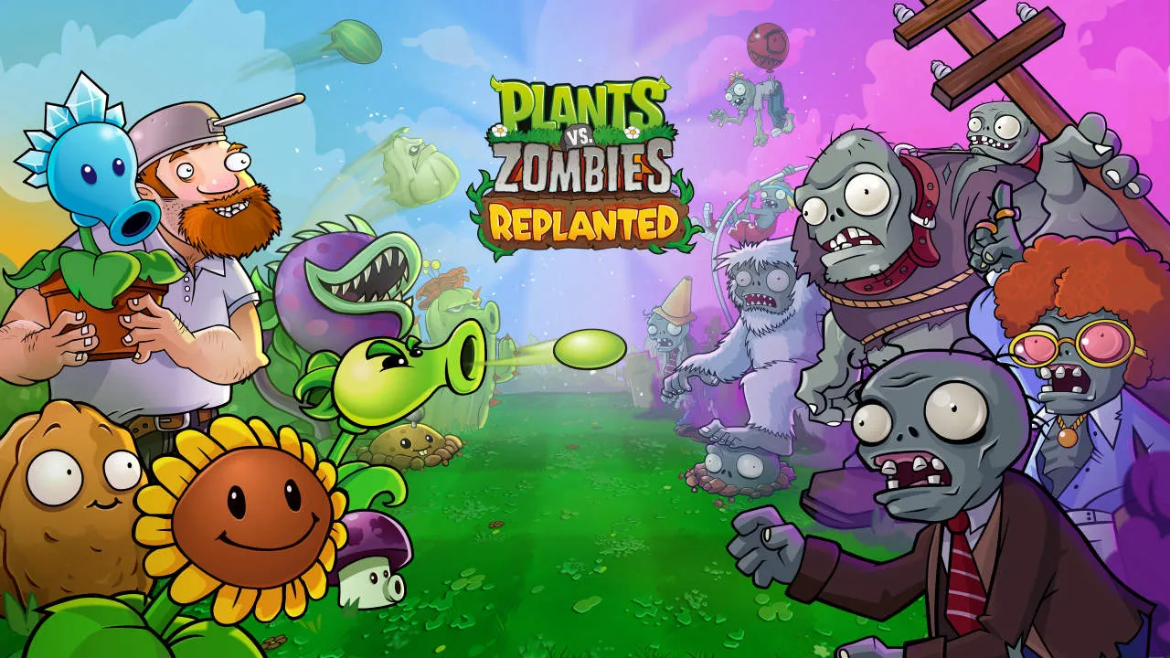 Plants vs. Zombies: Replanted Gameplay Screenshot