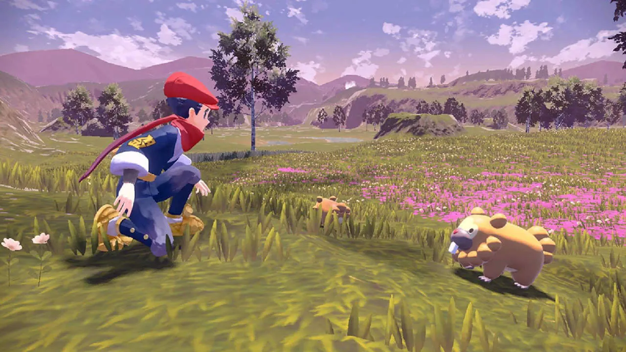 Pokémon Legends: Arceus Gameplay Screenshot