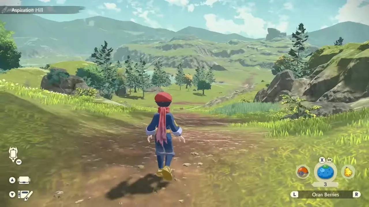 Pokémon Legends: Arceus Gameplay Screenshot