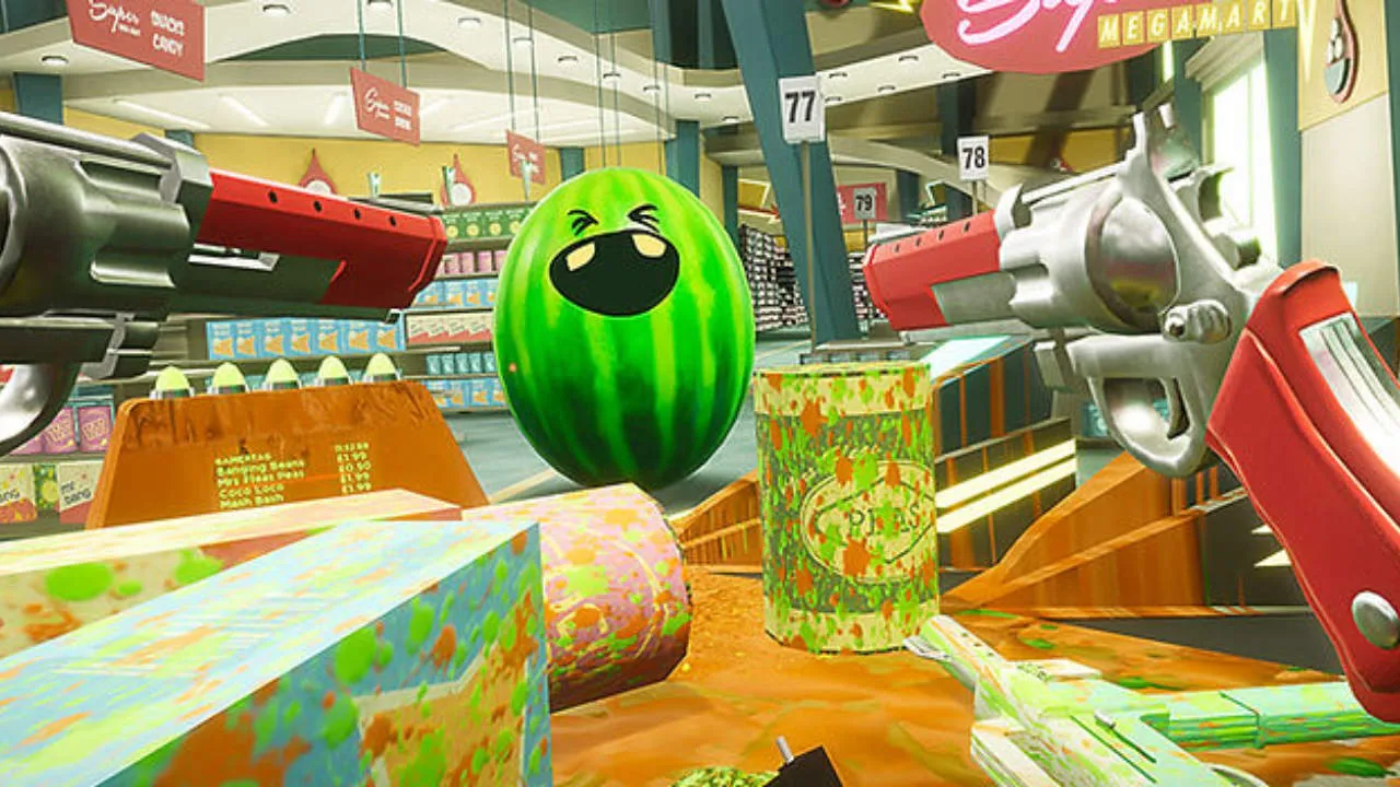 Shooty Fruity VR Gameplay Screenshot