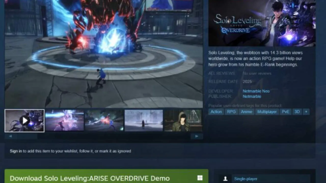 Solo Leveling: ARISE OVERDRIVE Gameplay Screenshot