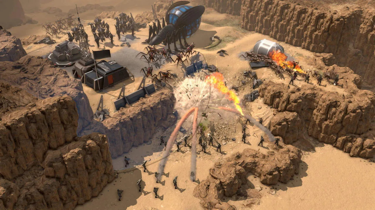 Starship Troopers: Terran Command Gameplay Screenshot
