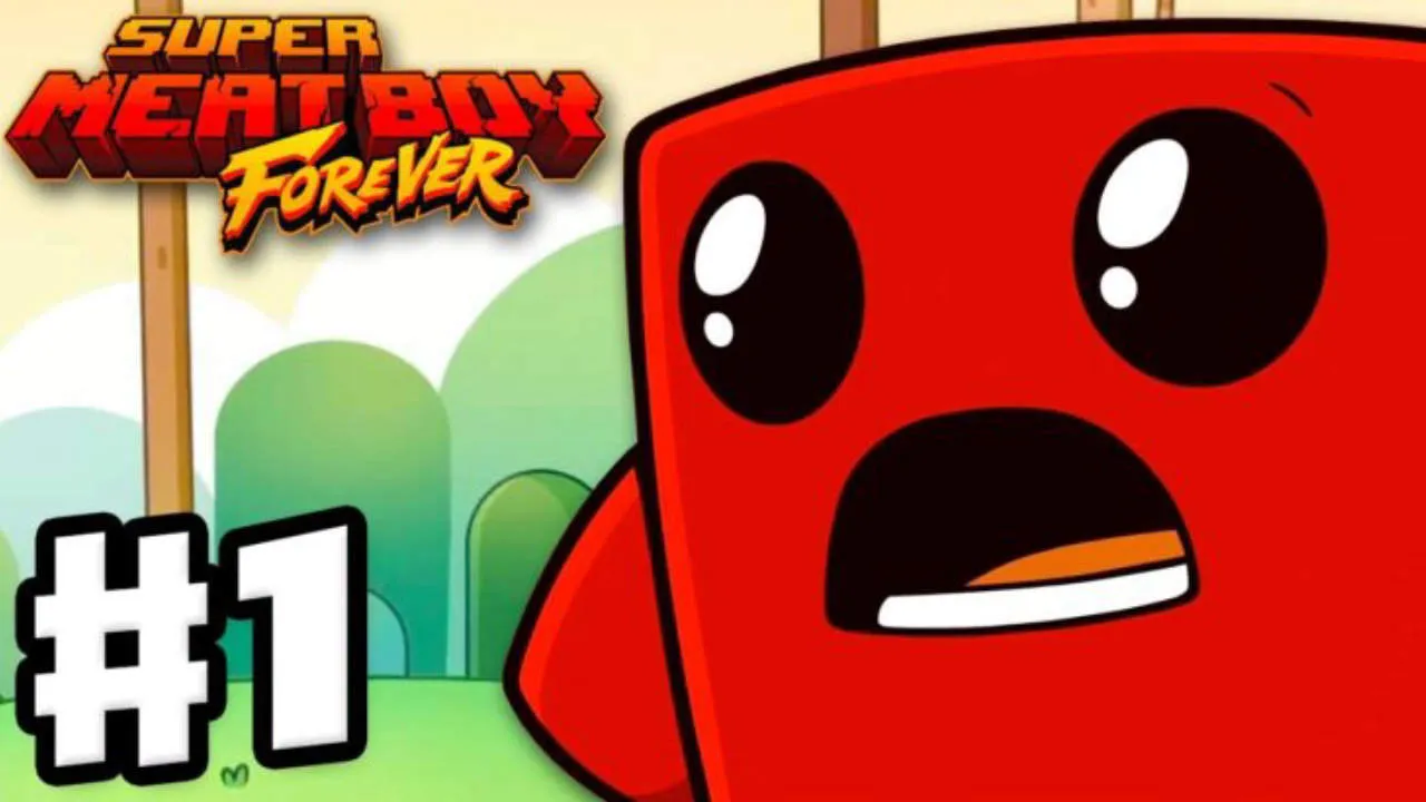 Super Meat Boy Forever Gameplay Screenshot