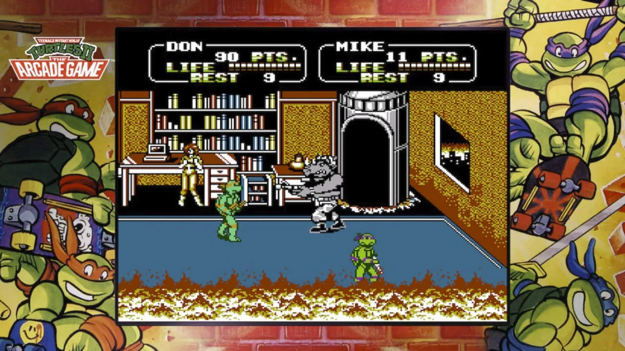 Teenage Mutant Ninja Turtles: The Cowabunga Collection Gameplay Screenshot