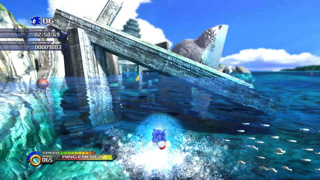 Sonic Unleashed Gameplay Screenshot