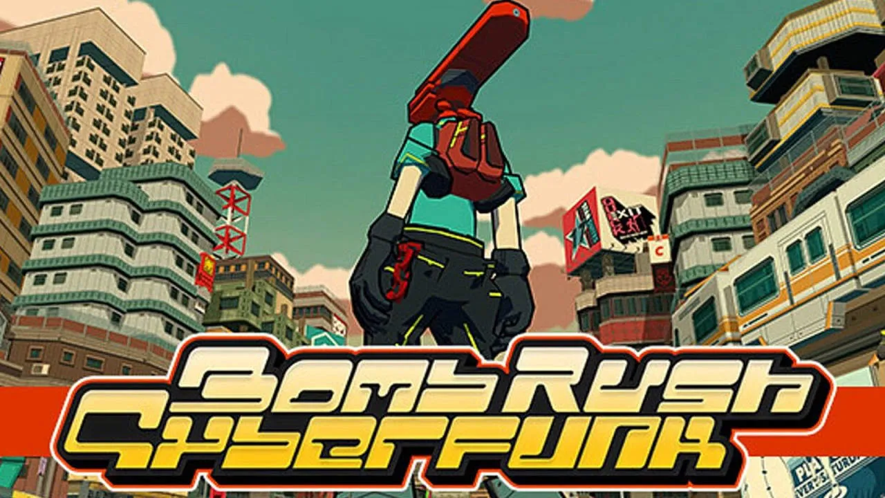 Bomb Rush Cyberfunk Gameplay Screenshot