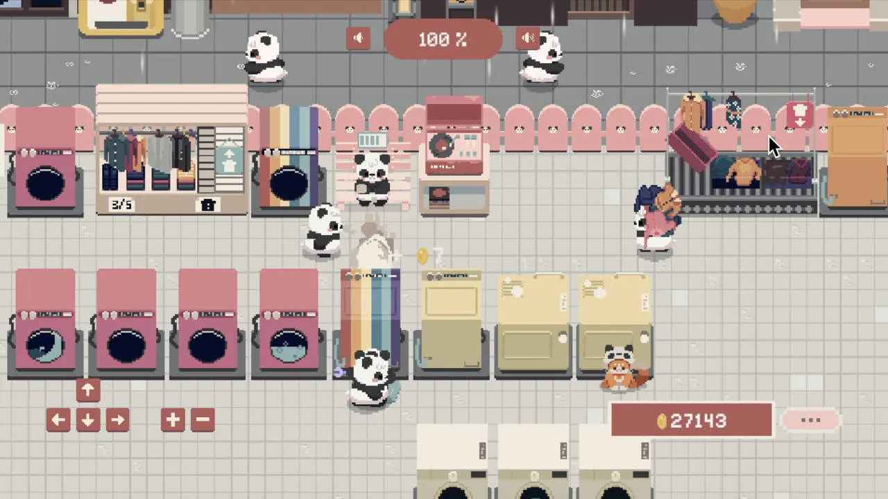 Bao Bao’s Cozy Laundromat Gameplay Screenshot
