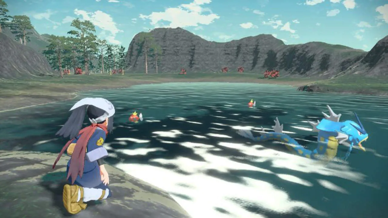 Pokémon Legends: Arceus Gameplay Screenshot