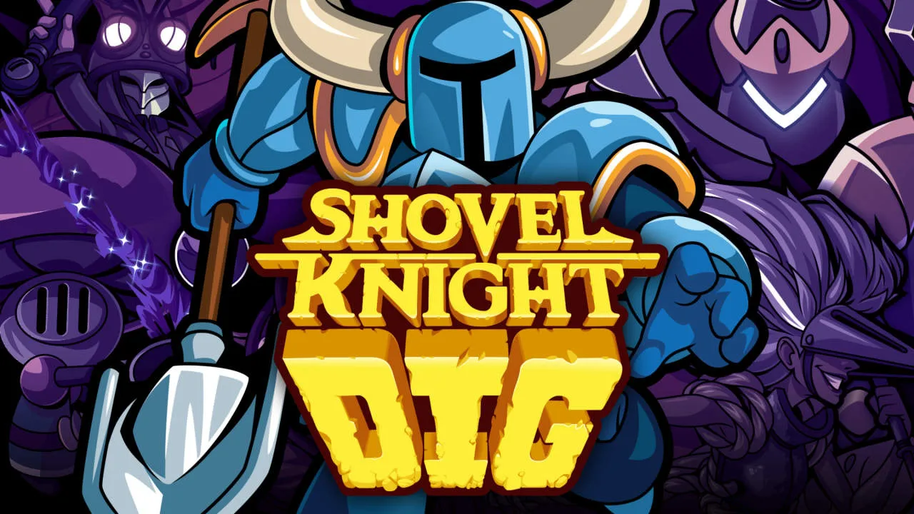 Shovel Knight Dig Gameplay Screenshot