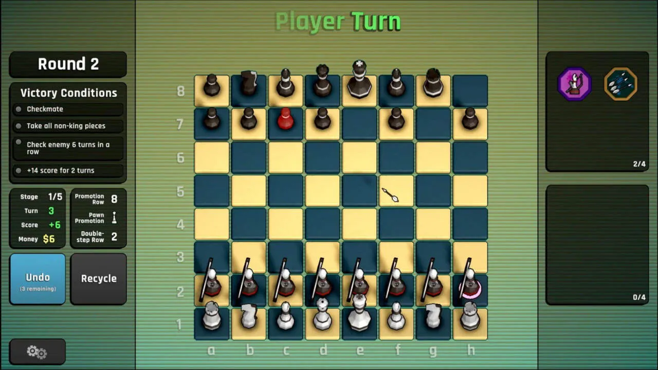 Passant: A Chess Roguelike Gameplay Screenshot