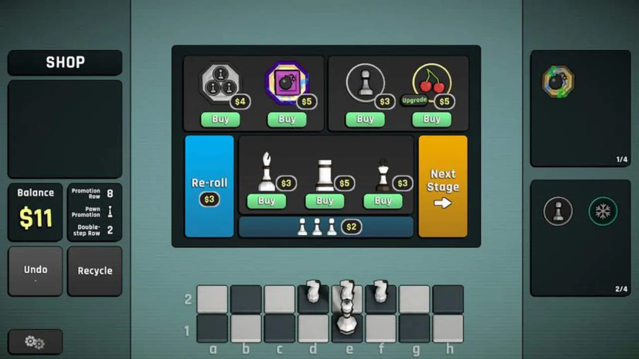 Passant: A Chess Roguelike Gameplay Screenshot