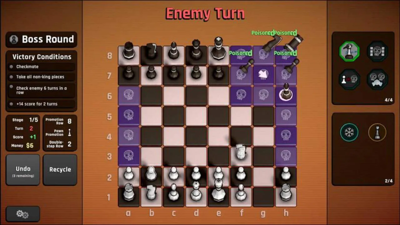 Passant: A Chess Roguelike Gameplay Screenshot
