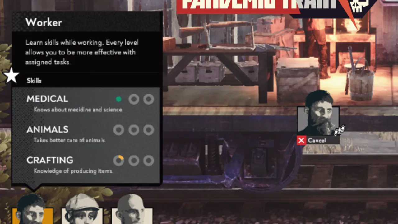 Pandemic Train Gameplay Screenshot