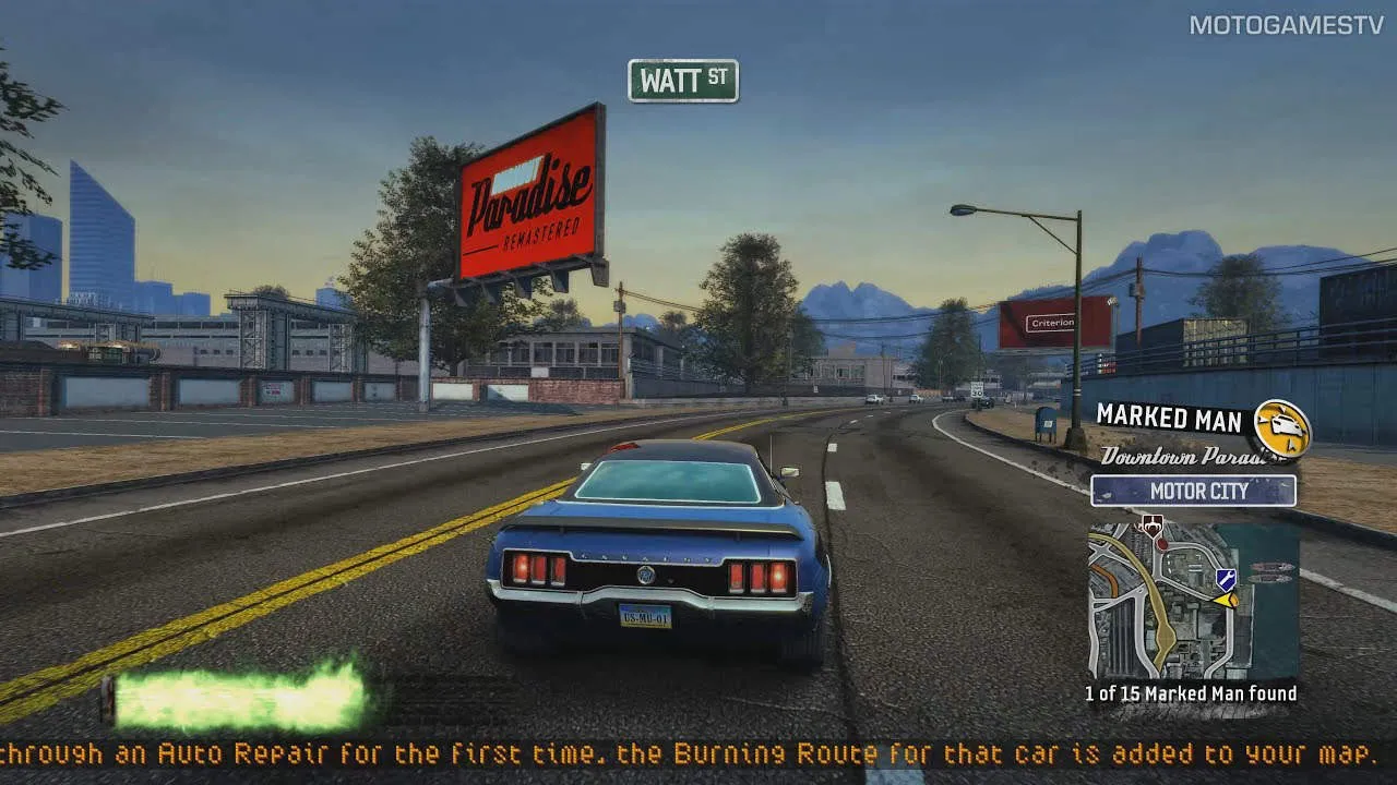 Burnout Paradise Remastered Gameplay Screenshot