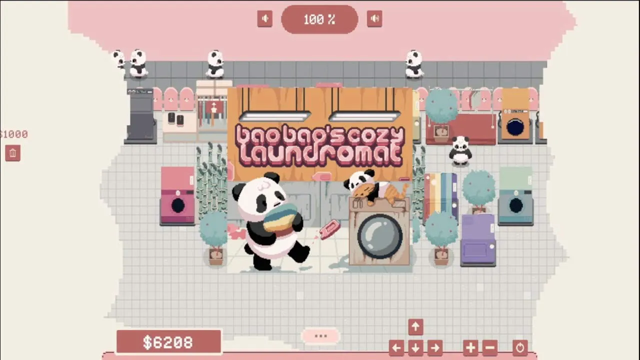 Bao Bao’s Cozy Laundromat Gameplay Screenshot