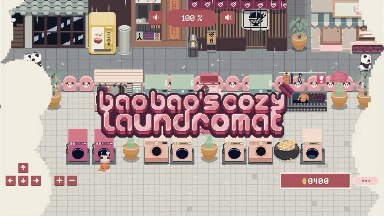 Bao Bao’s Cozy Laundromat Gameplay Screenshot