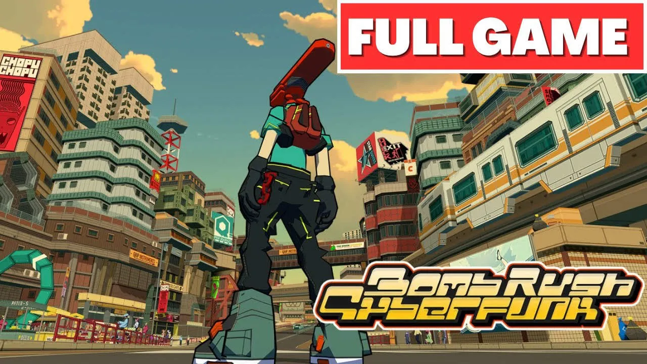 Bomb Rush Cyberfunk Gameplay Screenshot