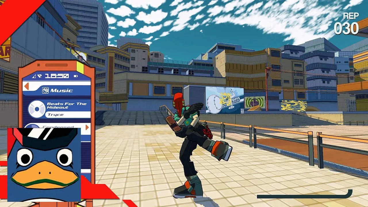 Bomb Rush Cyberfunk Gameplay Screenshot