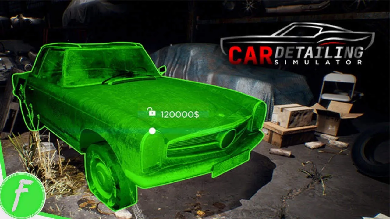 Car Detailing Simulator Gameplay Screenshot