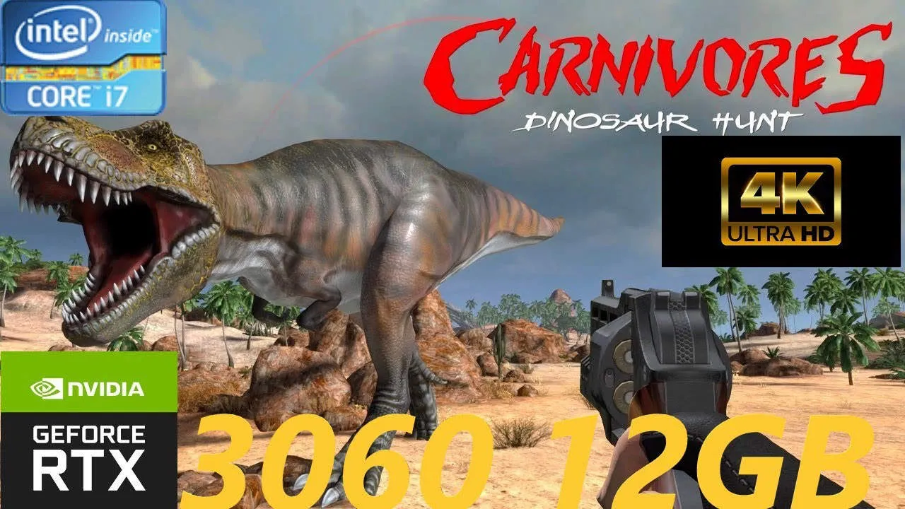 Carnivores: Dinosaur Hunt Gameplay Screenshot