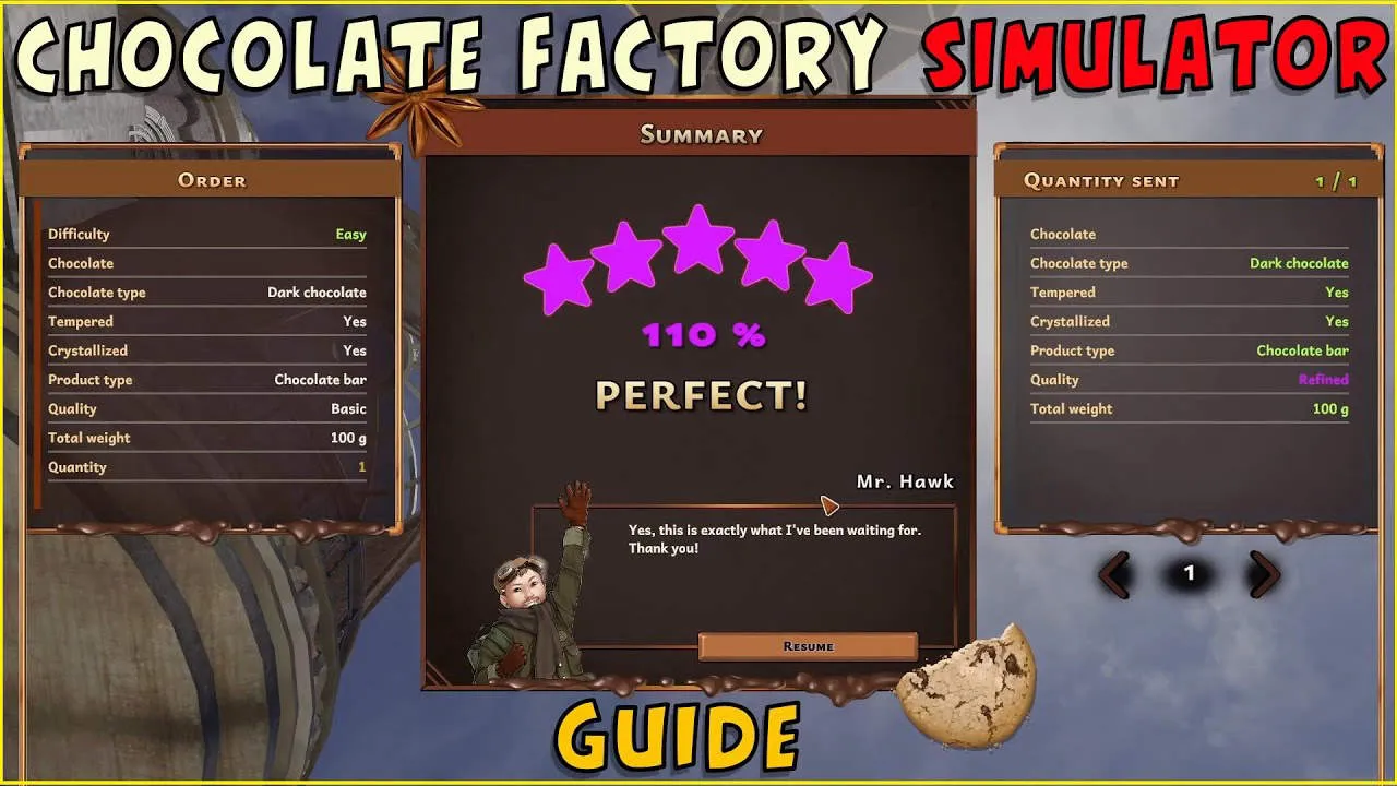 Chocolate Factory Simulator Gameplay Screenshot