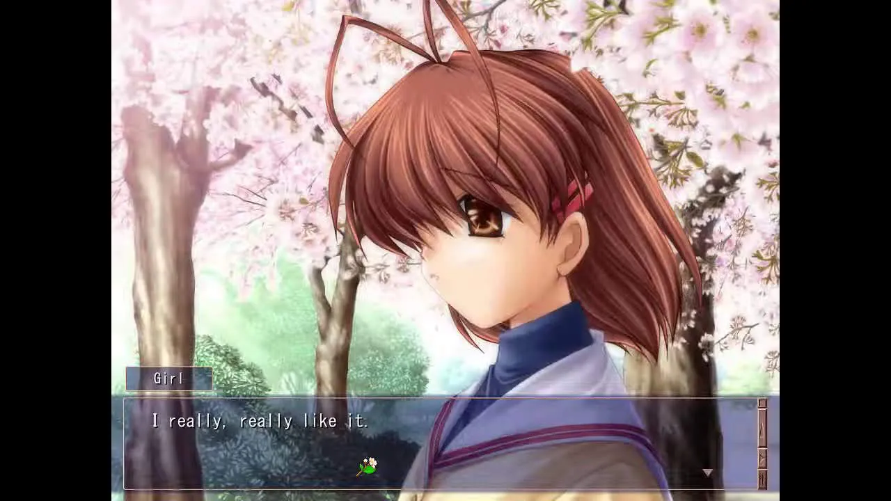 CLANNAD Gameplay Screenshot