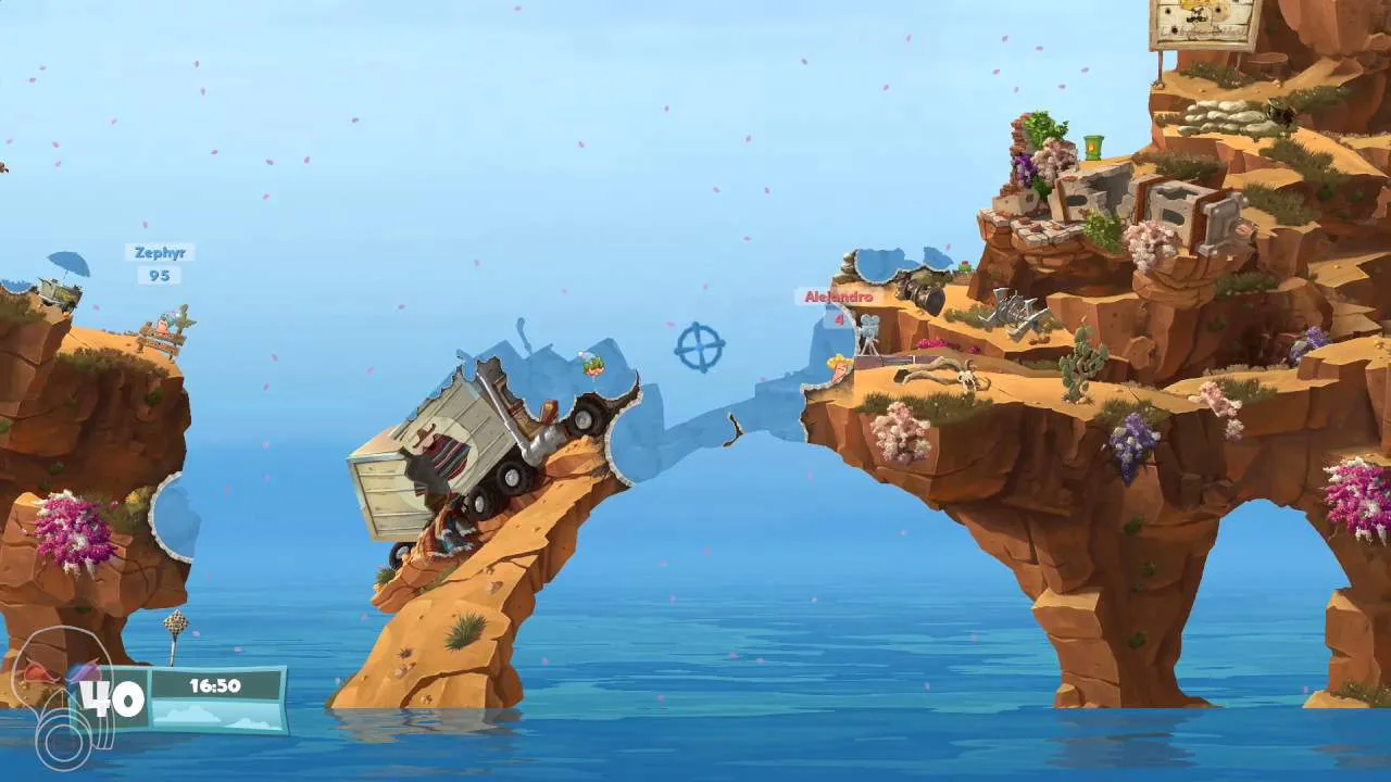 Worms W.M.D Gameplay Screenshot