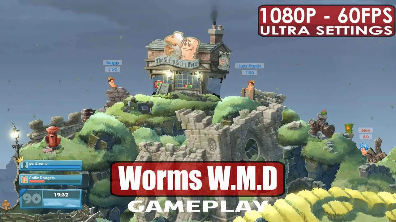 Worms W.M.D Gameplay Screenshot