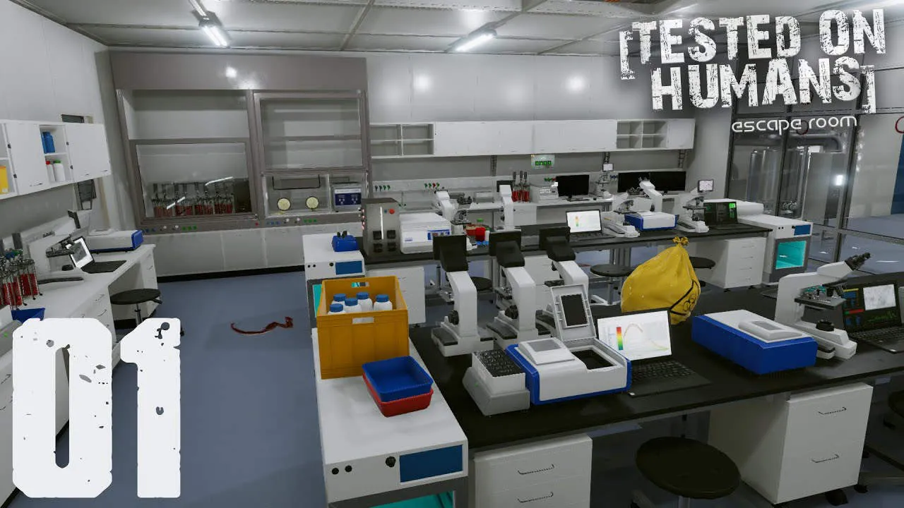 Tested on Humans: Escape Room Gameplay Screenshot