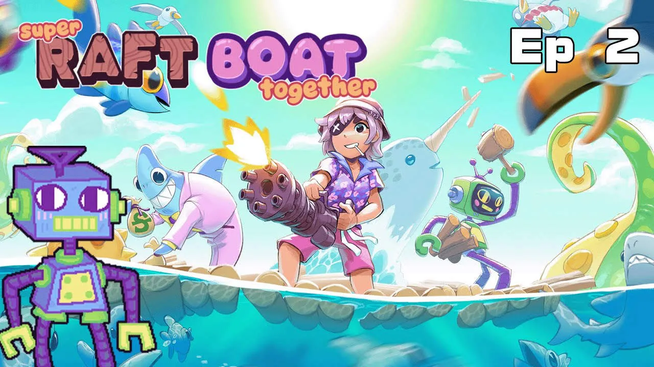 Super Raft Boat Together Gameplay Screenshot