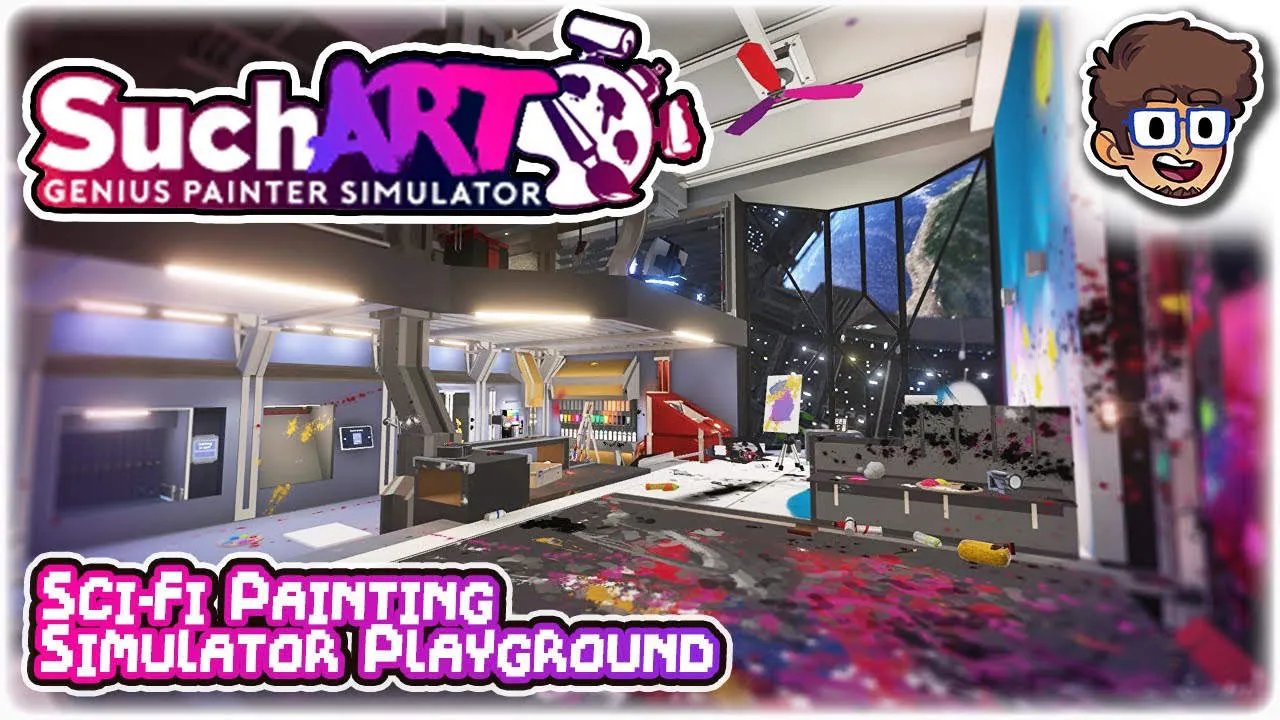 SuchArt: Genius Artist Simulator Gameplay Screenshot