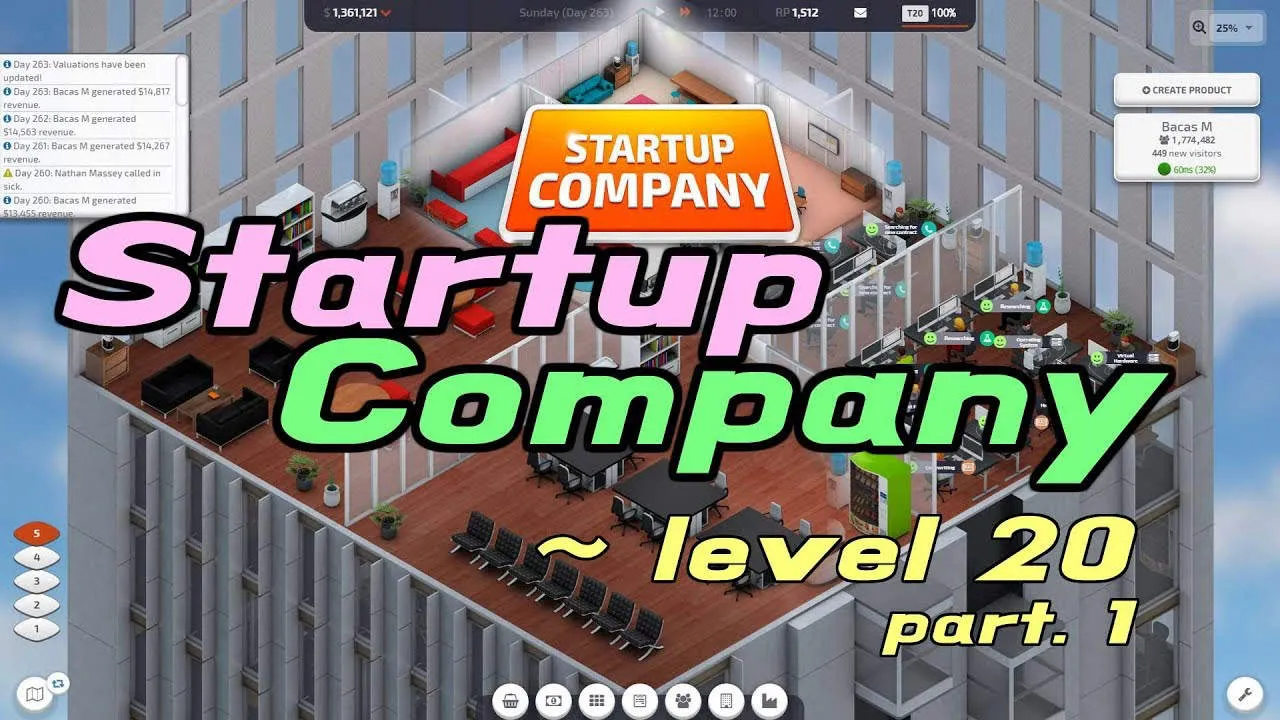 Startup Company Gameplay Screenshot