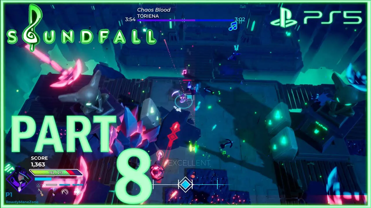 Soundfall Gameplay Screenshot
