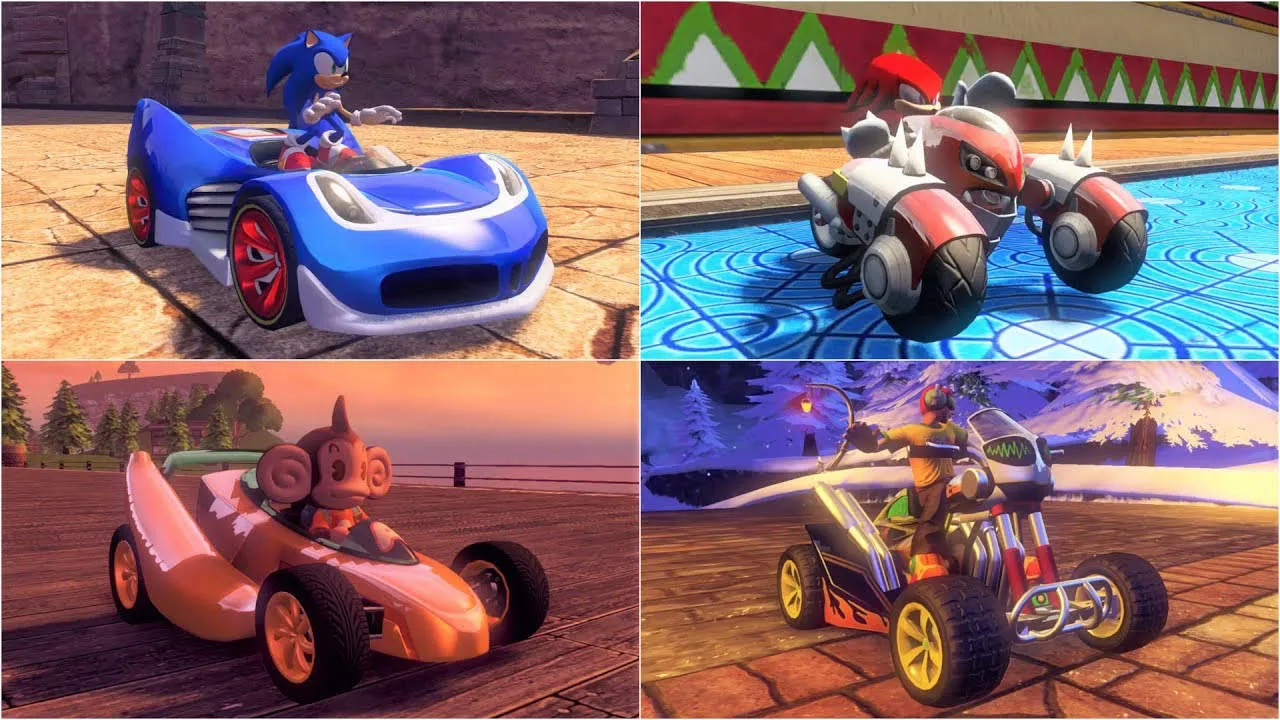 Sonic and All-Stars Racing Transformed Collection Gameplay Screenshot