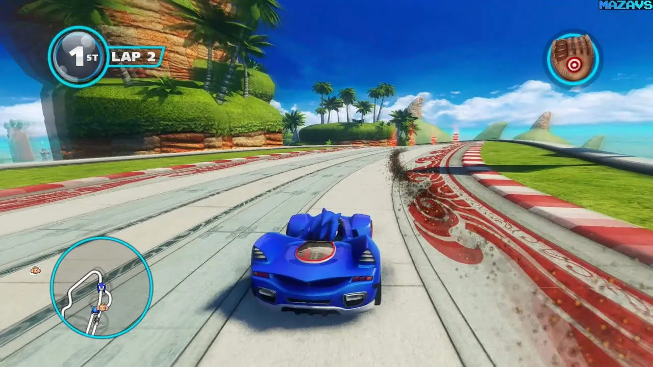 Sonic and All-Stars Racing Transformed Collection Gameplay Screenshot