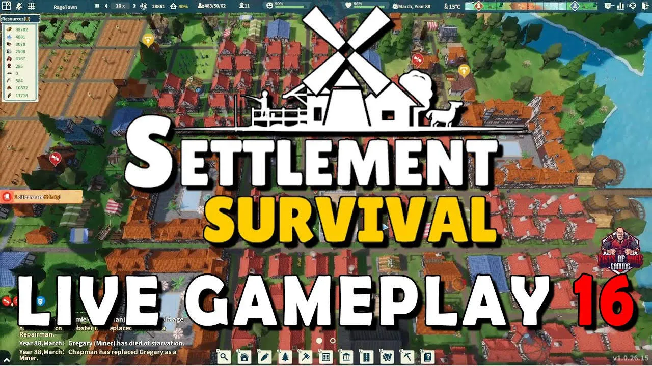 Settlement Survival Gameplay Screenshot