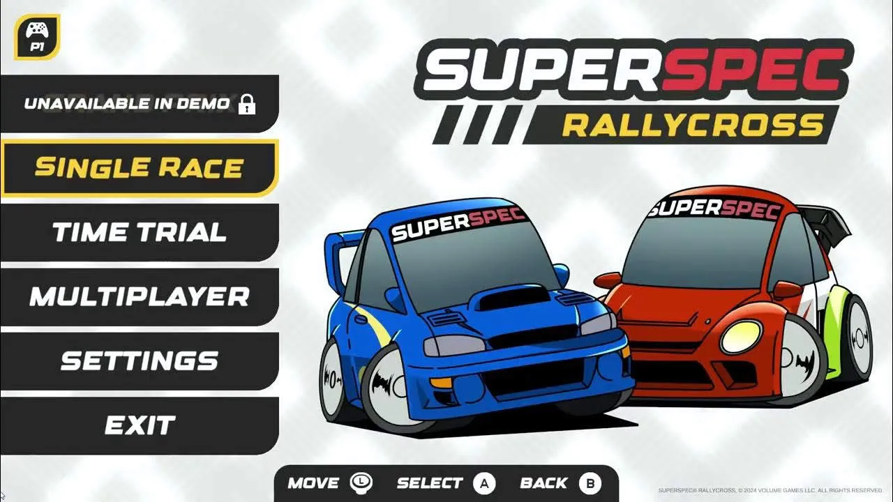 SuperSpec Rallycross Gameplay Screenshot
