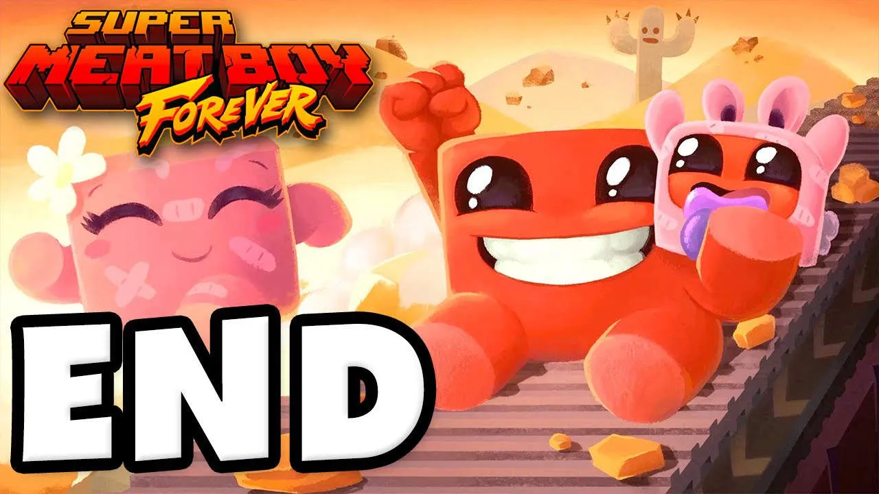 Super Meat Boy Forever Gameplay Screenshot