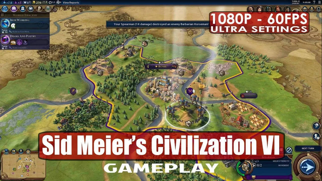 Sid Meier’s Civilization VI Gameplay Screenshot