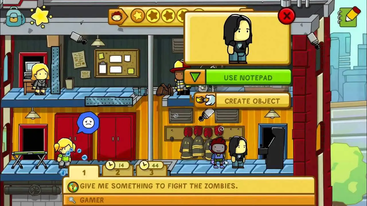 Scribblenauts Unlimited Gameplay Screenshot